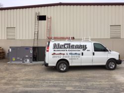 McCleary Heating & Cooling maintenance truck